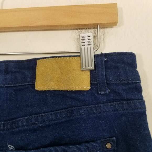 Zara BAGGY Premium Wash Collection Jeans Pants Gray/Blue Size 6 - Picture 9 of 10